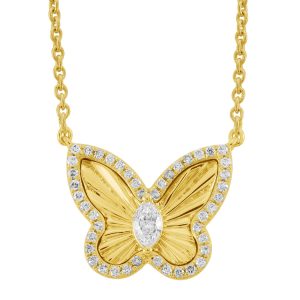 Yellow Gold Diamond Necklace