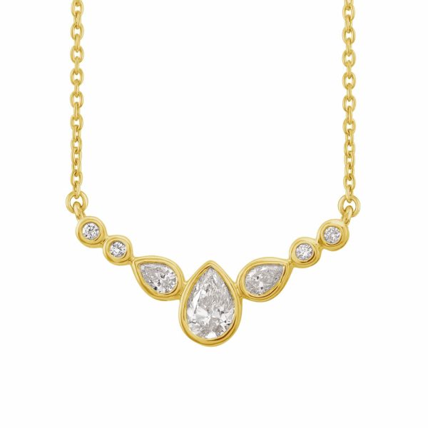 Yellow Gold Diamond Necklace