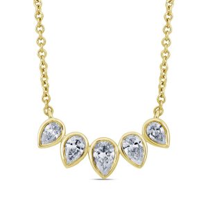 Yellow Gold Diamond Necklace