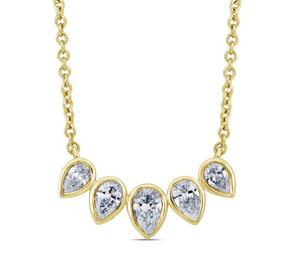Yellow Gold Diamond Necklace