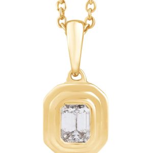 Yellow Gold Diamond Necklace