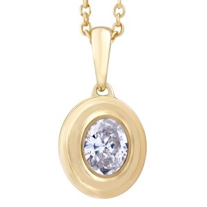 Yellow Gold Diamond Necklace
