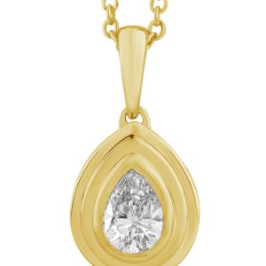 Yellow Gold Diamond Necklace