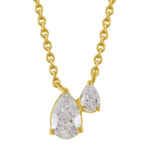 Yellow Gold Diamond Necklace