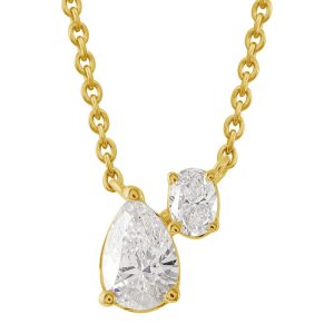 Yellow Gold Diamond Necklace