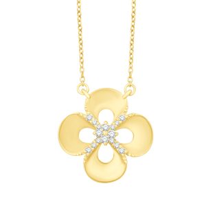 Yellow Gold Diamond Necklace