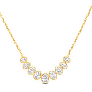 Yellow Gold Diamond Necklace