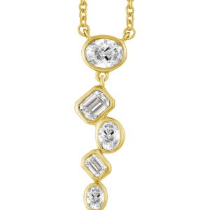 Yellow Gold Diamond Necklace Yellow Gold Diamond Necklace