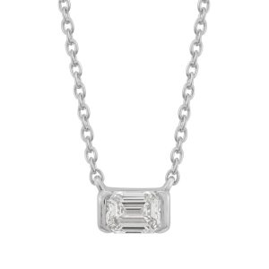White Gold Diamond Necklace White Gold Diamond Necklace