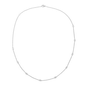White Gold Diamond Necklace White Gold Diamond Necklace