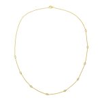 Yellow Gold Diamond Necklace