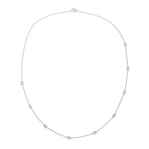 White Gold Diamond Necklace White Gold Diamond Necklace