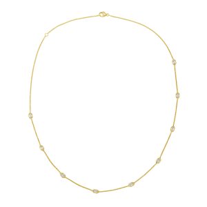 Yellow Gold Diamond Necklace Yellow Gold Diamond Necklace