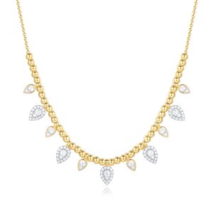 Yellow Gold Diamond Necklace