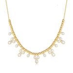 Yellow Gold Diamond Necklace