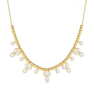 Yellow Gold Diamond Necklace