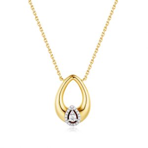 Yellow Gold Diamond Necklace