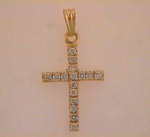 Diamond Cross Pendant