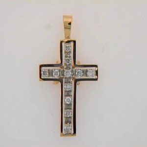 Yellow Gold Cross Pendant