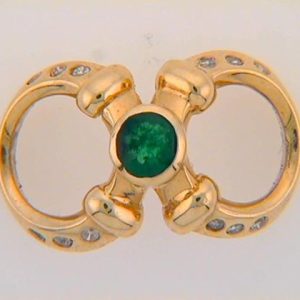 Emerald & Diamond Pendant
