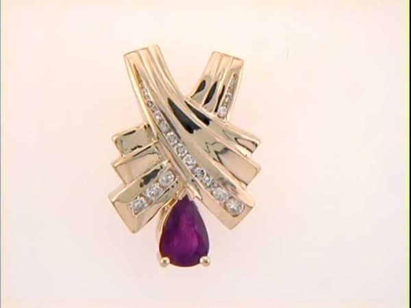 Ruby & Diamond  Pendant