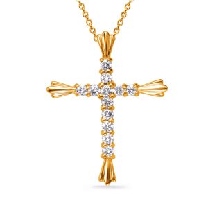Diamond Cross Pendant