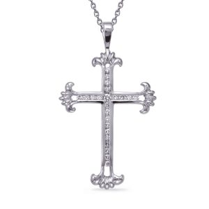 Diamond Cross Pendant