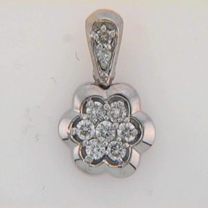 Flower Diamond Pendant