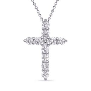 Platinum Diamond Cross