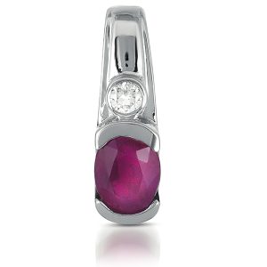 Ruby & Diamond Pendant