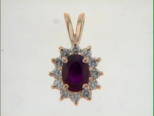 Ruby & Diamond Pendant