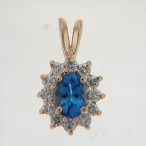 Tanzanite & Diamond Pendant Tanzanite & Diamond Pendant