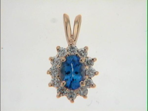 Tanzanite & Diamond Pendant