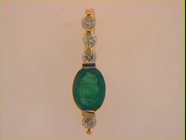 Emerald & Diamond Pendant
