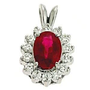 Ruby & Diamond Pendant