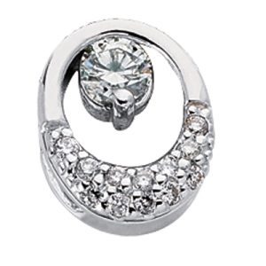 White Gold Diamond Pendant