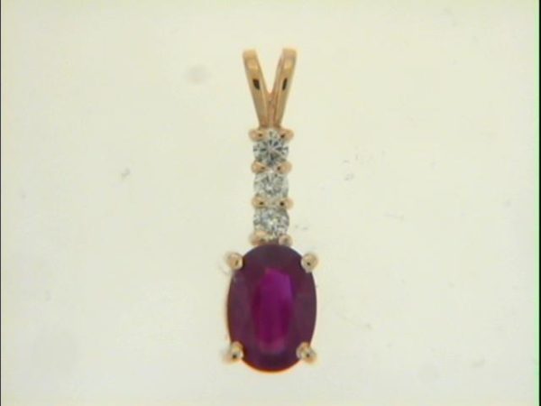 Ruby & Diamond Pendant