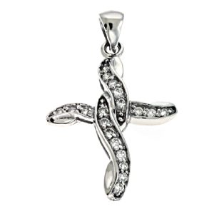 White Gold Diamond Cross White Gold Diamond Cross