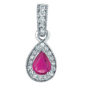 Ruby & Diamond Pendant