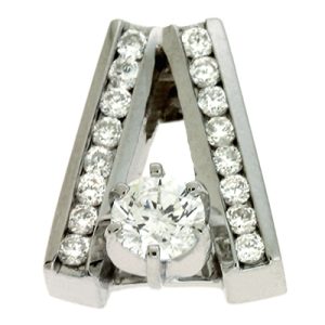 White Gold Diamond Pendant