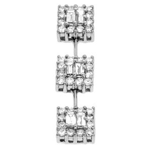 White Gold Diamond Pendant White Gold Diamond Pendant