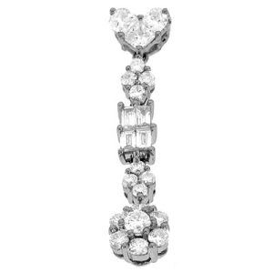 White Gold Diamond Pendant