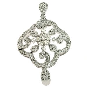 White Gold Diamond Pendant