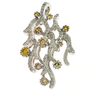 White Gold Diamond Pendant