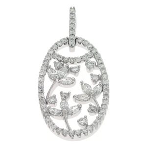 White Gold Diamond Pendant