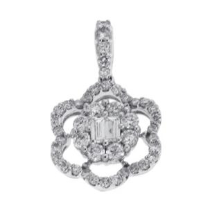 White Gold Diamond Pendant