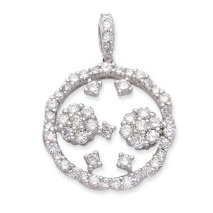 White Gold Diamond Pendant