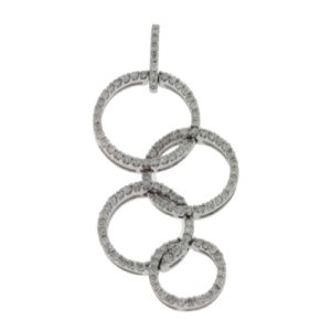 White Gold Diamond Circle