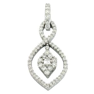 White Gold Diamond Pendant
