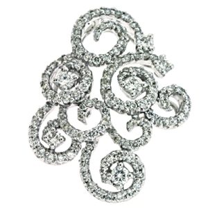 White Gold Diamond Pendant